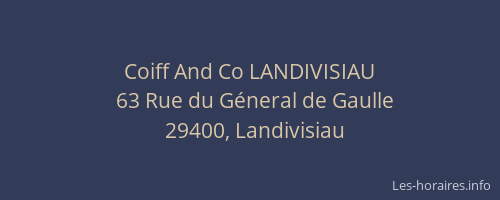 Coiff And Co LANDIVISIAU