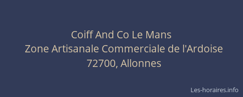 Coiff And Co Le Mans