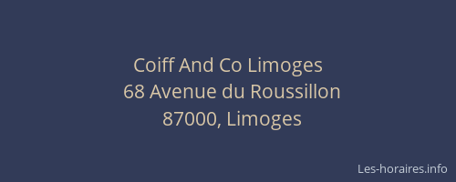 Coiff And Co Limoges