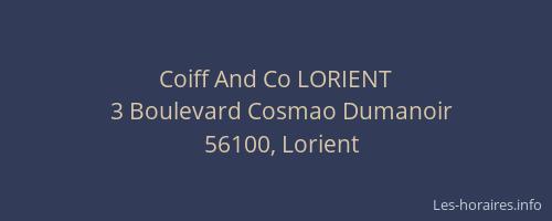 Coiff And Co LORIENT