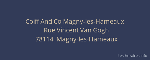 Coiff And Co Magny-les-Hameaux