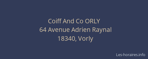 Coiff And Co ORLY