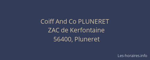 Coiff And Co PLUNERET
