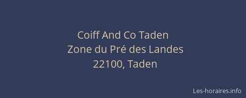 Coiff And Co Taden