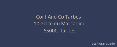 Coiff And Co Tarbes