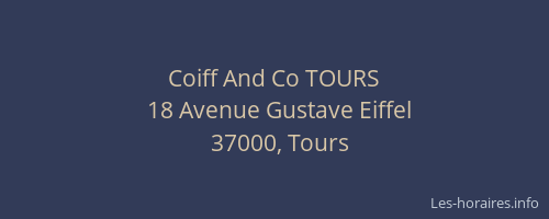 Coiff And Co TOURS
