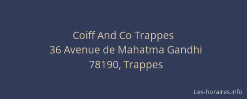 Coiff And Co Trappes