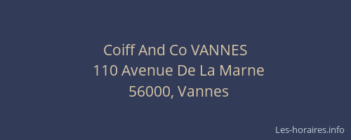 Coiff And Co VANNES