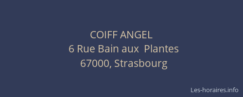 COIFF ANGEL