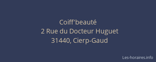 Coiff'beauté