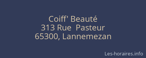 Coiff' Beauté