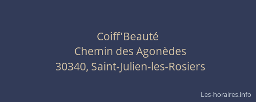 Coiff'Beaut&eacute;