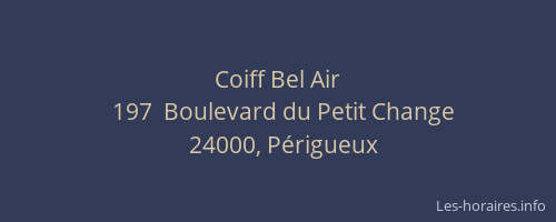 Coiff Bel Air