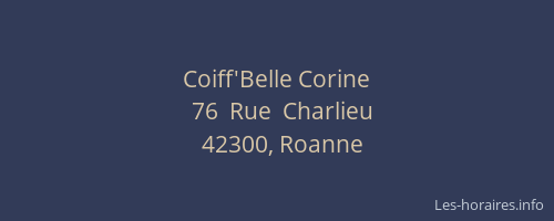 Coiff'Belle Corine