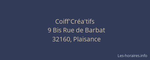 Coiff'Cr&eacute;a'tifs