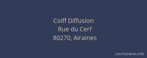 Coiff Diffusion