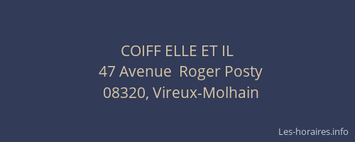 COIFF ELLE ET IL