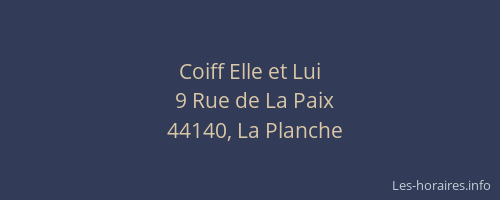 Coiff Elle et Lui