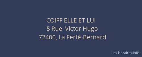 COIFF ELLE ET LUI