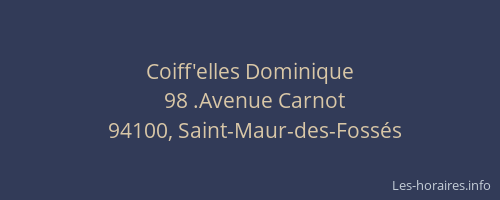 Coiff'elles Dominique