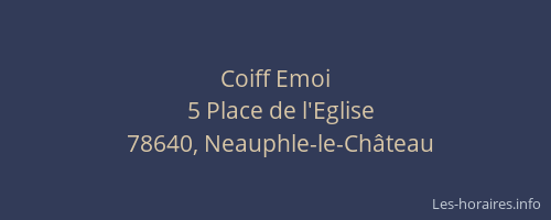 Coiff Emoi