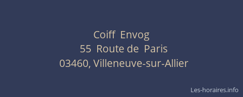 Coiff  Envog