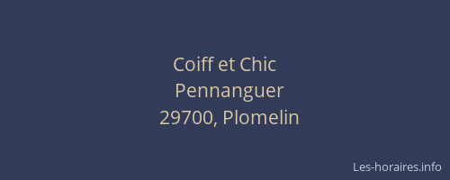 Coiff et Chic