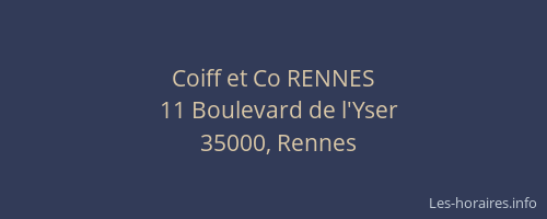 Coiff et Co RENNES