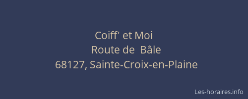 Coiff' et Moi