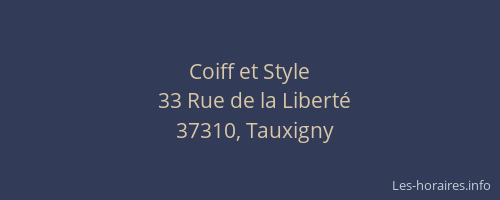 Coiff et Style