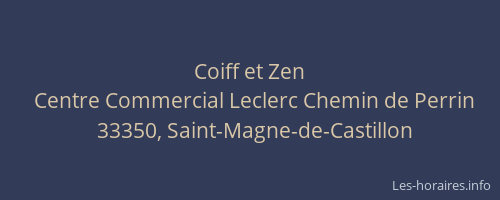 Coiff et Zen