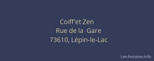 Coiff'et Zen