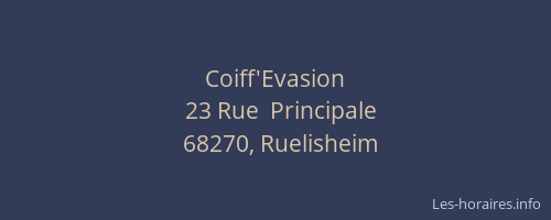 Coiff'Evasion