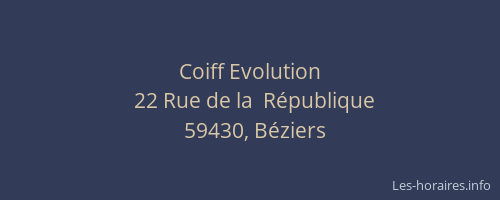 Coiff Evolution