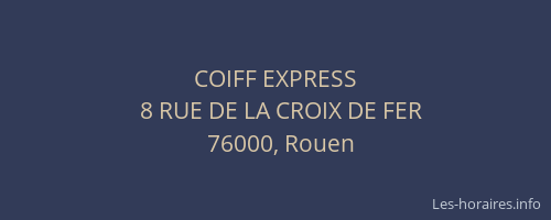 COIFF EXPRESS