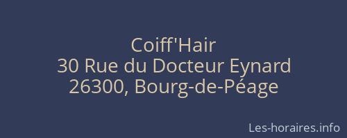 Coiff'Hair