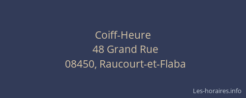 Coiff-Heure