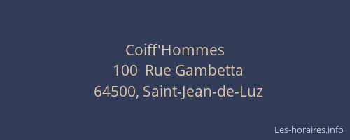 Coiff'Hommes