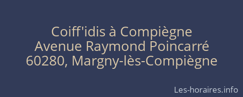 Coiff'idis à Compiègne