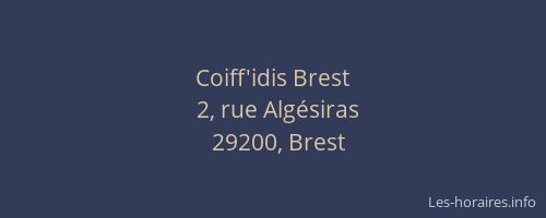 Coiff'idis Brest