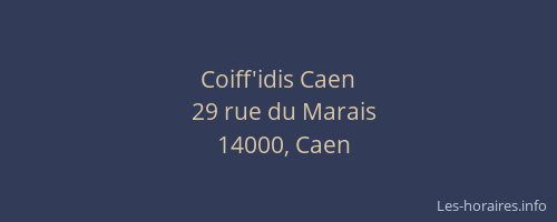 Coiff'idis Caen