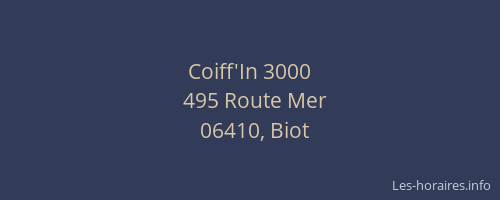 Coiff'In 3000
