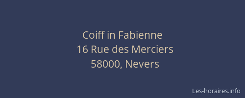 Coiff in Fabienne