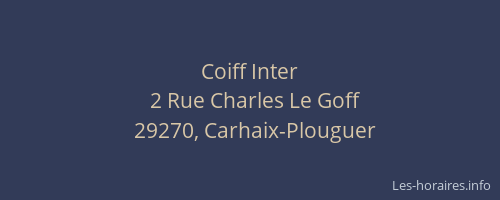 Coiff Inter