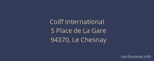 Coiff International