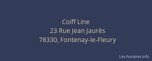 Coiff Line