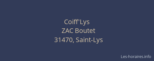 Coiff'Lys