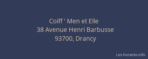 Coiff ' Men et Elle