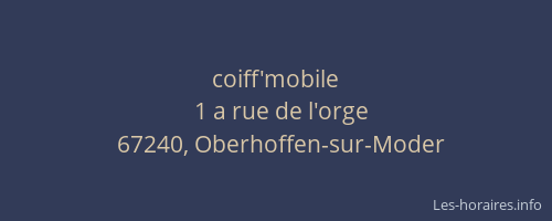 coiff'mobile