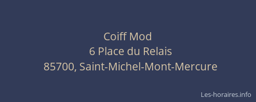 Coiff Mod